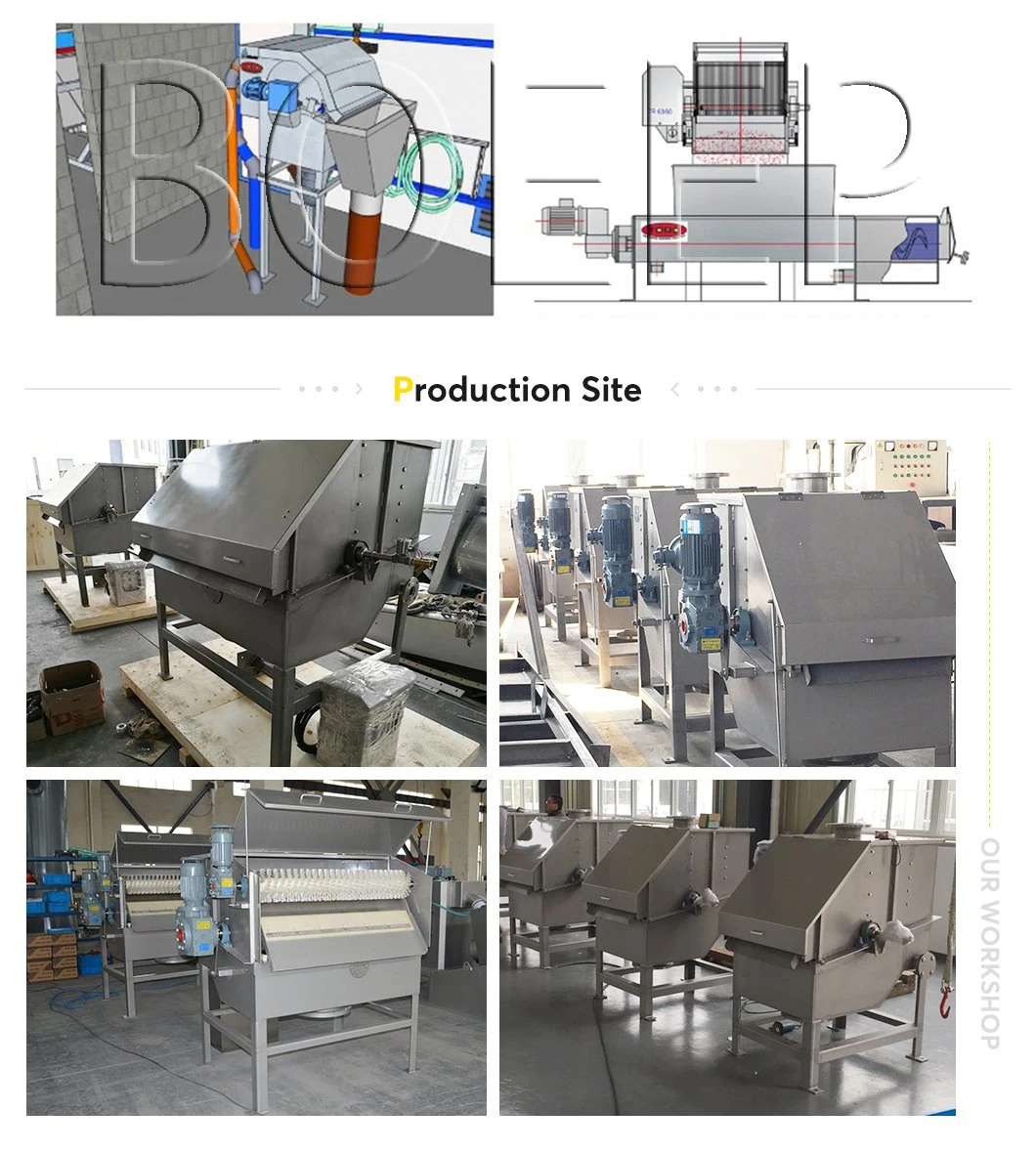 Mechanical Fine Drum Rotary Filter Screen for Sewage Treatment Process