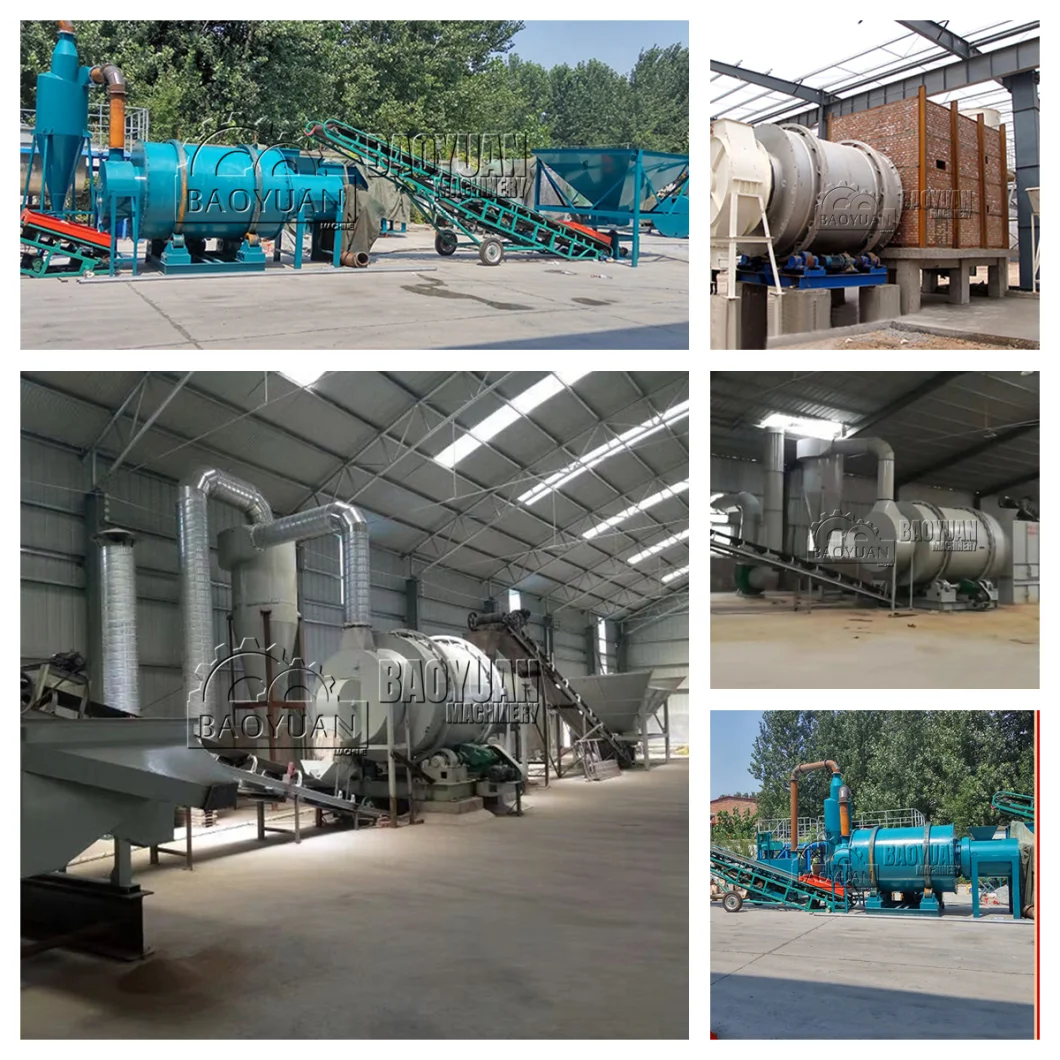 Industrial Continuous Slurry Sewage Sludge Dryer Rotary Dryer Equipment